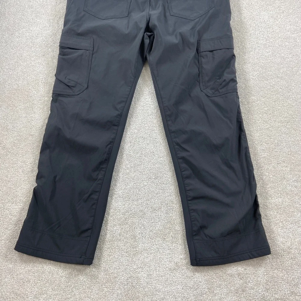 Prana Zion Cargo Pants Mens 36x30 Black Fleece Lined Hiking Outdoor M41173008